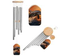 Dusk Dolphin Wind Chimes for Outside Memorial Tuned Outdoor Windchimes Large Garden Decor Wind Chime with Melodious Sound for Mom Dad Grandma Home Garden Patio Decor