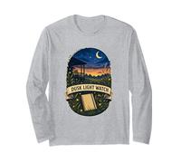 Dusk Light Watch Fireflies Meadow Evening Observation Long Sleeve T-Shirt