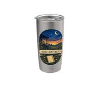 Dusk Light Watch Fireflies Meadow Evening Observation Stainless Steel Insulated Tumbler