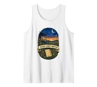 Dusk Light Watch Fireflies Meadow Evening Observation Tank Top