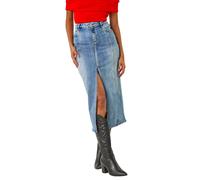 Dusk Panelled Denim Skirt Dusk Mid Blue 10