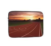 Dusk Running Track Laptop Case 10 inch, Shockproof Protective Computer Sleeve Cover Water Resistant Laptop Bag Carrying Tablet Cover Briefcase Handbags Gifts for Men Women