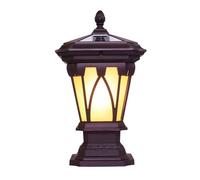 Dusk to Dawn LED Post Lights Waterproof Aluminum Outdoor Lamp Fixture for 4x4 & 5x5 Posts Ideal for Yard Patio Pathway Garden Lighting Lanterns