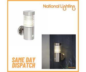 Dusk to Dawn PiR Motion Sensor LED Wall Light Bulkhead Security Garden Lights