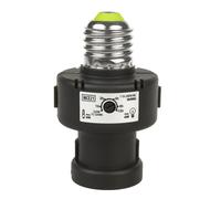 Maclean MCE21 Automatic Light Bulb Holder Dusk Dawn Sensor Detection Security Lamp E27 60 100W