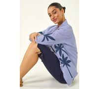 Dusk Women's Bow Bengaline Capri Trouser in Navy | Size: 18 Dusk Navy 18