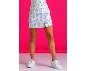 Dusk Women's Ditsy Floral Print Mini Skirt in Blue | Size: 8 Dusk Blue 8