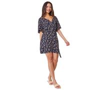 Dusk Women's Ditsy Floral Print Playsuit in Navy | Size: 20 Dusk Navy 20