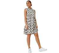 Dusk Women's Spot Button Through Shirt Dress in White | Size: 10 Dusk White 10