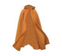 DuskHaven 1/6 Male Hooded Cloak, Long Cape, Cosplay Outfit, Party, Stage Tops for 12-inch Action Figures, Body Accessories, Costume, Coffee