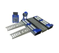 DuskHaven 1:64 Scale Miniature Engine Set for Creating Automotive Workshop Scenes, Decoration And Photo Props, Creative, Blue