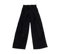 DuskHaven 1 Pair Doll Miniature Pants Figure Accessory Soft Cloth Tailored for 1/12 Dolls Suitable for Female Doll Wardrobe Collection, Black