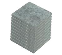 DuskHaven 10 Pieces Cement Brick Sheet Model Making Kits Material Miniature Plate Cuttable Cement Brick Panel Floor Board Suitable for Crafts, 12x12cm