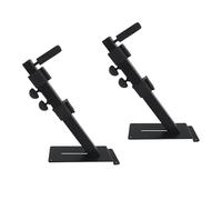 DuskHaven 2 Pieces Electronic Piano Stand Adjustable Keyboard Holder Iron Telescopic Arms Universal Wall Mount Organizer Suitable for Beginners Music Lovers Ent, Style A