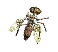 DuskHaven 3D Metal Puzzle, Mechanical Bee Sculpture, Compact Manual Assembly, Creative DIY Project, Suitable for Adults And Children, Style E
