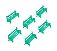 DuskHaven 6 Pieces Parks Benches Model Scenery Decoration HO Scale Realistic Miniature