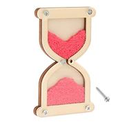 DuskHaven Activity Board with Wooden Hourglass - Material for Basic Learning Activities And Lessons, Pink
