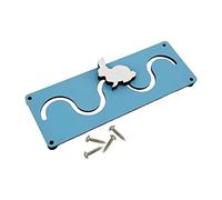 DuskHaven Busy Board Material Wooden Teaching Aid Sensory Puzzle DIY Board Educational Accessory Fine Motor Toy Smooth Details Suitable for Preschool, Blue