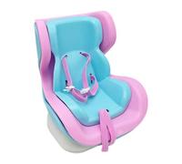 DuskHaven Car Doll Seat Air Vent Clip Chair Creative Auto Interior Decor Pp Material Easy Install Suitable for Collectors Vehicle Display, Pink Blue