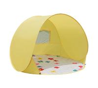 DuskHaven Children Tent Portable Playhouse Foldable Canopy Instant Setup Shelter Spacious Shaded Area Lightweight Suitable for Outdoor Indoor Use, Yellow Floral, [Yellow]