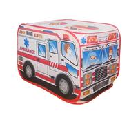 DuskHaven Creative, Lightweight And Foldable Children's Play Tent for Indoor And Outdoor Use, for Home, Camping, Garden, Boys And Girls, Ambulance