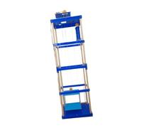 DuskHaven DIY Elevator Toy Creative Elevator Model Building Science Practice Kit Physical Experiment Equipment Four Layer Mechanism Suitable for Kids Boys Home, Acrylic