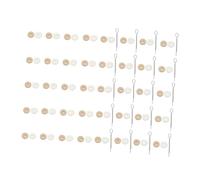 DuskHaven Doll Joint Connectors Lightweight Wooden Doll Making Accessories Fiberboard Discs for Scrapbooking Art Projects