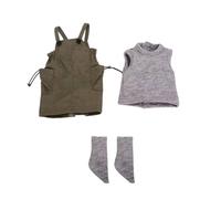 DuskHaven Doll Suspender Dress Ensemble With Coordinated Classic Lines Neat Appearance Suitable for Photography Display Collectors