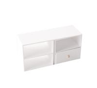 DuskHaven Dollhouse Cabinet Miniature Cabinet Model Modern Furniture Simulated Ornament Contemporary Accessory Suitable for Decoration Collection, White