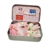 DuskHaven Easter Pocket Bunny Toy Easter Decoration Cute Soft Party Supplies Creative, Fine Workmanship Decorative, Children Toy, Pink