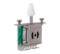 DuskHaven Guitar Pickup Selector - Simple And Silent Repair - Electric Guitar Part Replacement Using Screws, White 5 Way