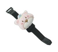 DuskHaven Guitar String Dampener Bass Dampener Polyester Adjustable Strap Clear Sound Performance Suitable for Studio Recording Musicians Practice Live, Pink Cake Bear