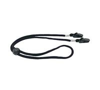 DuskHaven Hat Retaining Clip with Strong Clamps for Reliable Hold. A Flexible Hat Strap And Securing Band, As Well As A Practical Hat Holder for Sailing Trips, Black