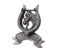 DuskHaven Horse Head Shaped Door Knocker, Practical, Versatile, Creative, Easy to Install, Antique