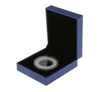 DuskHaven Individually Available Collector's Presentation Box for 38 Mm Commemorative s And Medals, Blue, Diameter: 38mm
