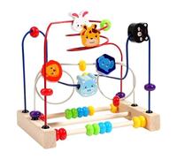 DuskHaven Made From Wooden Beads, This Colorful Roller Coaster Toy Is Ideal for Boys And Girls. It's A Gift for Learning to