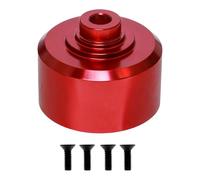 DuskHaven Metal Differential Housing, Gearbox Accessory for 1/10 10208, Stable Mount, Portable Metal Differential Housing, Red