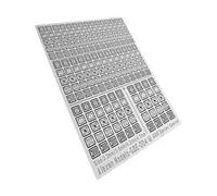 DuskHaven Metal Engraving Plate, Detailed Model, Assembled Parts, Stacked Decoration, Models, Modification, Detail Enhancement, 3.54 X 2.76, for FG GDE004