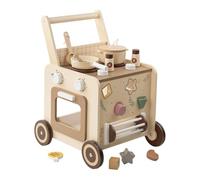DuskHaven Miniature Kitchen, Walk-Along Toy, Culinary Role-Playing Game for Toddlers Ages 4-8, Building Block Type