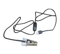 DuskHaven Piano Heating Clamp, USB Electric Heating Repair Clamp, Portable Tuning Adjustment Tool, Fi Design, Stainless Steel