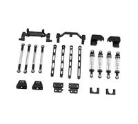 DuskHaven RC Car Axle Rod Replacement Accessory for RC Bridge Improved Shockproof Alloy Metal Axle for Enhanced Traction Suitable for Use, black