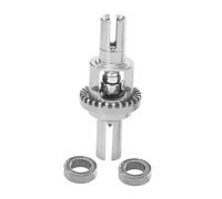 DuskHaven RC Car Differential Metal Transmission Accessory for Wltoys 1/28 Scale Remote Control Car, Aluminum, Suitable for Modeling, Competition, And Collectio, silver