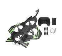 DuskHaven Remote Controlled Foam Airplane, Controllable, with Lights, Ideal for Beginners, Green