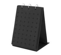 DuskHaven Shoe Tag Organizer, Tag Collection, Creative with 5 Detachable Pages, Practical with 3 Binders, Presentation Pages, Black