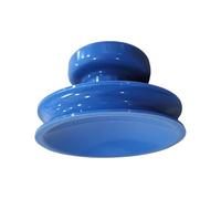 DuskHaven Suction Cup for Tibetan Singing Bowls with Silicone Handle. Buddha-shaped Tibetan Singing Bowl Stand. Suction Cup Riser for Tibetan Singing Bowls, Dark Blue