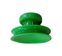 DuskHaven Suction Cup for Tibetan Singing Bowls with Silicone Handle. Buddha-shaped Tibetan Singing Bowl Stand. Suction Cup Riser for Tibetan Singing Bowls, Green