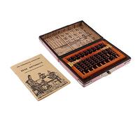 DuskHaven Vintage Abacus Antique Calculating Machine Chinese Wooden Calculating Frame Classic Wooden Bead Counter Handmade Calculating Tool Made of Sturdy Wood
