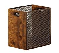 DuskHaven Vinyl Record Storage Crate Rustic Desktop Organizer for DVD Picture Albums