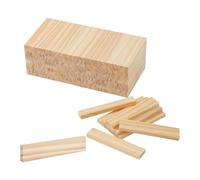 DuskHaven Wooden Building Blocks for DIY Projects, for Toddlers, As A Gift, for Decoration, for Boys, Girls And Adults, 100pcs