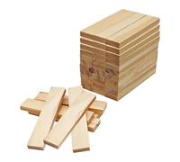 DuskHaven Wooden Building Blocks for DIY Projects, for Toddlers, As A Gift, for Decoration, for Boys, Girls And Adults, 50pcs